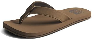Reef MENS SANDALS, TWINPIN, TAN/GREY