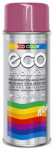 Fahrzeugteile Hoffmann Deco Color ECO Lackspray glänzend oder matt 400ml nach RAL freie Farbauswahl (1 Dose ECO RAL 4003 Pink Glanz)