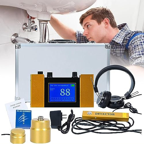 Detector de Fugas de tuberías de Agua para el hogar, Detector de Fugas de calefacción por Suelo Radiante, Detector de Fugas de Agua de tuberías subterráneas Profesional para Sitio de
