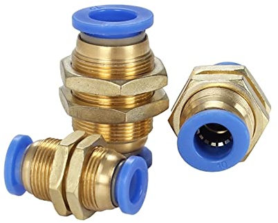 QRFMWRYO 3 stücke Pneumatische Fitting Rohrverbinder Rohr Luft Schnellkupplungen Wasser Push In Schlauchkupplung PM (Size : 4MM)