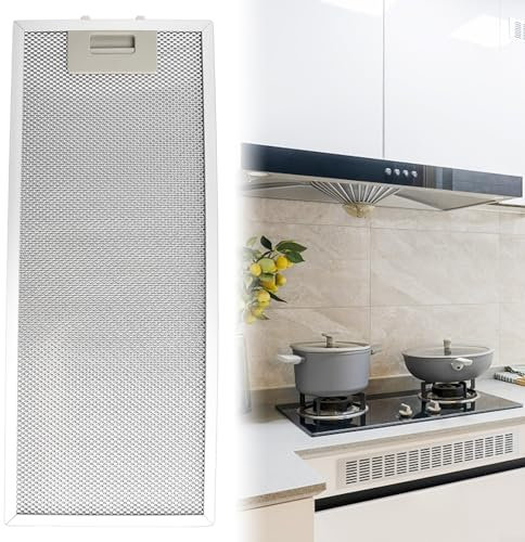 Filtro de campana extractora de malla metálica de acero inoxidable con 5 capas de grasa aluminizada para campanas extractoras/campanas extractoras.