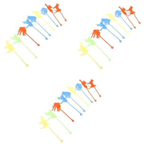 UPKOCH 30stücke Junge Mädchen Spielzeug Aus Kunststoff Dehnbare Tierfiguren Lustige Und Klebrige Tiere Zufälligen Farben Für Partys Und
