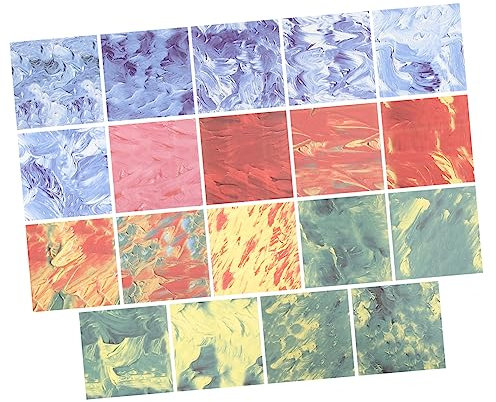BELLIFFY 19stücke Transferpapier DIY-transferblätter Tragbares Transferpapier Wohnaccessoire Infusible Sheet Blätter Für Sublimation Blätter Für Thermotransferfolie
