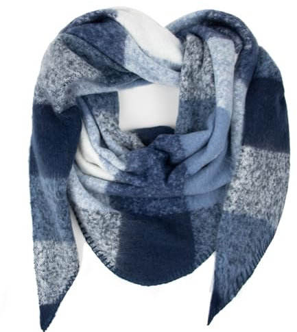 Gloop Damen Schal XXL Strick Dreieck Schal Halstuch Dreieckstuch kuschelig flauschig ohne Kratze an Haut 200×140 CM