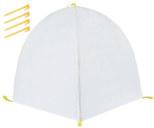 NULYLU Pflanzenschutzhülle Frostschutz Mittel Größe Fiberglas Vlies Gartenvlies Für Rosen Kleine Bäume Sträucher Winterschutz Draußen Mit Uv Schutz Und Windschutz
