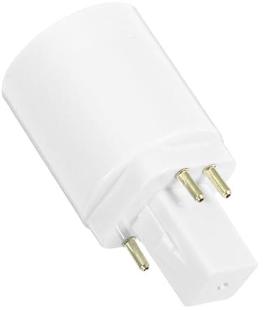 Angoily Lamp Socket Adapter Conversion Adapter G24q to E27 Bulb Socket Converter for Home and Commercial Lighting