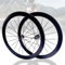 NBTRXWAFR Racing Bike Wheel Set 700C Aluminium Alloy Wheels 50Mm High Brake C/V Quick Release 20 Hole Front And Rear Hubs for 8/9/10/11 Speeds,Black