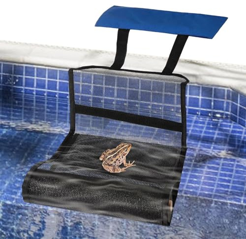 Tierrettende Fluchtrampe | Pool Tier Fluchtrampe | Schwimmender Tierschutz | Ausstiegshilfe | Schwimmbad Tierrettungsrampe | Pool Fluchtnetz Für Kleine Tiere 11x6x3 Zoll