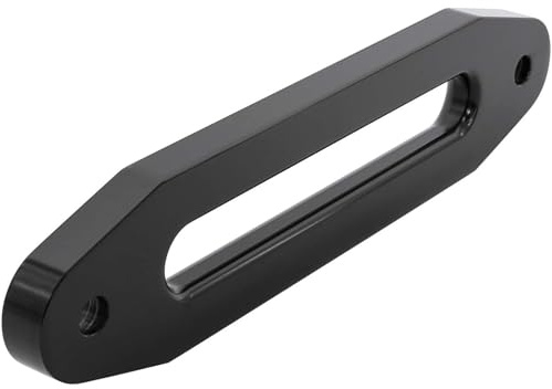 Lightweight 10inch Aluminum Winch Fairlead for Muddy Sandy Conditions Offroads Vehicle with Synthetic Rope 8000-15000LBs Billet Aluminum Fairlead