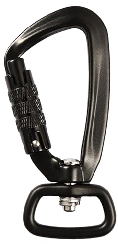 Auto-Sperr-Carabiner-Twist Lock Mountain Climping Clip, 360 ° Drehhakenanschluss | Kletterausrüstung für Wandern, Camping, LEASSH PET HAVEDS, Outdoor -Schlüsselbundhalter und sichere Ausrüstung