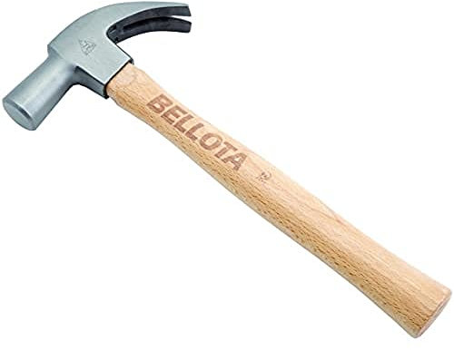 Marteau de charpentier type anglais manche en hêtre panne 33mm