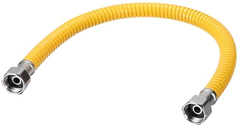 Sourcingmap 0.5M Length 304 Stainless Steel Female Thread Flexible Gas Range Connector