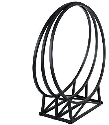 UNUS Support en bois rond noir petit
