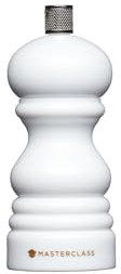 MasterClass Molinillo de Pimienta o Sal con Tapa Intercambiable, Plástico, Blanco, 12 cm