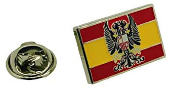 Gemelolandia | Pin de Solapa Bandera España Aguila Imperial 20x12mm | Pines Originales Para Regalar | Para las Camisas, la Ropa o para tu Mochila | Detalles Divertidos