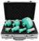 LEKOMESH Diamond Hole Cutters Set - 7pcs (20/35/50/68/100mm+25 Drilling Milling bit+50mm Chamfer Milling Bits) Tile Hole Saw Kit for Porcelain Tile Ceramic Granite Marble Masonry Stone
