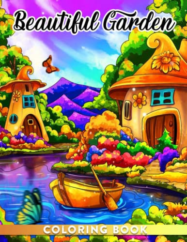 Beautiful Garden Coloring Book: Relax and Recharge with Tranquil Succulent Garden Designs