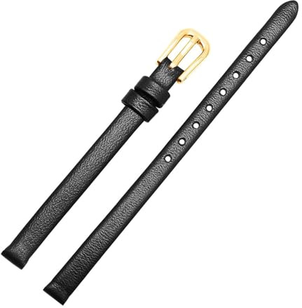 WAikub Cinturino per orologio da donna in pelle, cinturino per orologio di piccole dimensioni, 6mm, 8mm, 10mm, 12mm, 14mm, 16mm, cinturino per orologio., 6mm