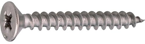 Vis agglo - Acton - Tête fraisée - PZ - Inox A2-4 x 25 mm - Boîte de 200