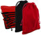 16 Piezas Bolsos del Terciopelo,Bolsas de terciopelo con cordón,Bolsa de Terciopelo Negro y Rojo de 10×15 cm Bolsitas de Tela con Cordón para Decoración de Joyas Aniversario Embalaje de Regalo Fiestas