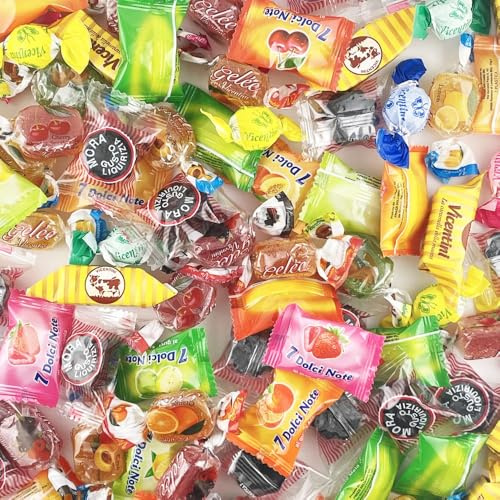 CandyFrizz Selection - Gran Mix Box - 1 Kg delle tue caramelle preferite - Per Compleanni, Piñata, Feste per Bambini, Natale, Halloween · Ogni Pezzo Incartato Singolarmente