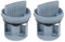 Lot de 2 Filtres à Peluches pour Bosch WAE Machine à Laver, Filtre à peluches pour machine à laver WAE - Filtre à peluches pour Sie-mens iq700, iq500