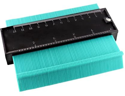 GUYTRM Calibro di contorno in plastica, copia del profilo, calibri di contorno standard, strumento di marcatura del legno, strumenti for piastrelle, laminato, strumenti for la misurazione del profilo