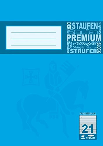 Brief-Block A4 50Bl 4Fach gelocht liniert Premium chlorfrei 90G Schulblock - Liefermenge 10 Stück