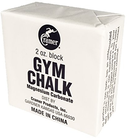 Cramer Gym Chalk Block, Magnesium Carbonate for Better Grip in Gymnastics, Weightlifting, Power Lifting, Pole Fitness, & Rock Climbing, 2 oz
