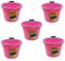 5 X Airflow Heavy Duty Invincible Builders Bucket Pink 3 Gallon 15 Litre