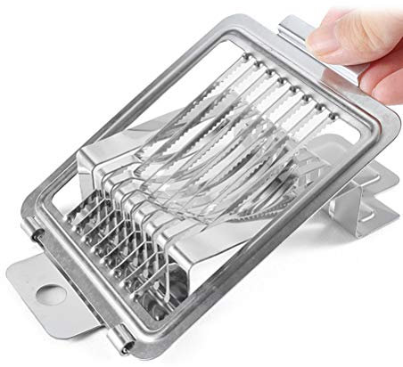 Eierschneider, Edelstahl Gekochte Eier Slicer Pilz Tomaten Cutter Küche Kochen Werkzeug, Käse Chopper Cutter Werkzeug zum Schneiden von Erdbeere Käse Kiwi Schneiden Eierschneider Küche Slicing Gadgets