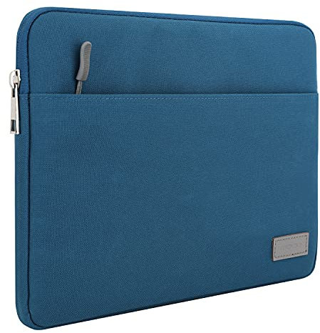 MoKo 9-11 Pollici Tablet Sleeve Borsa Custodia di Trasporto per New 11 iPad Air M3, iPad A16 2025, iPad PRO 11 M4/Air M2, iPad Air 5/4/3th, iPad 10/9/8/7th, Blu Pavone