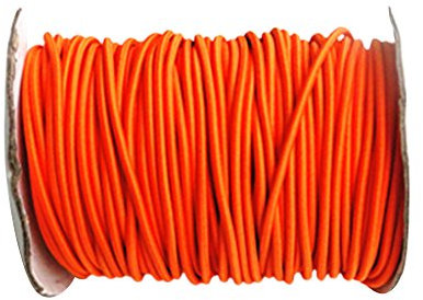 chiwanji 4 Mm X 1/3/5/10 M Elastisches Seil Schockkabel Hochleistungs Zurrgurt - Orange, 10m, Orange, 3m