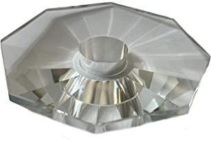 Bobeche Coupelle en cristal pour remplacement de lustres et appliques SW, Clair