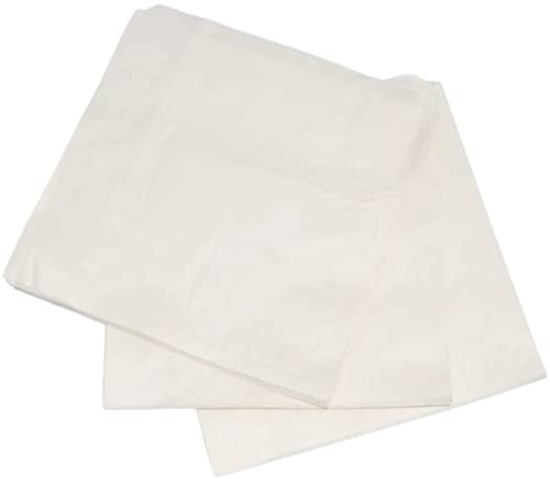 M P 200 x White Strung Kraft Paper Food Bags 10x10 inch use Groceries, Sandwiches Fruit Vegetables Sweets Crafts