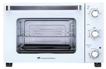 CONTINENTAL EDISON CEMF35W - Mini horno el�ctrico 35L blanco - 1500W - Asador, Circulaci�n natural