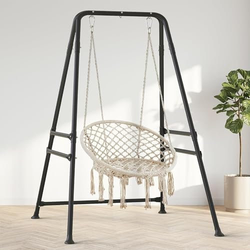 Hängesessel mit Gestell,Hängemattengestell mit Hängeschaukel,Schaukelgestell with Hängesessel für Außen und Innen