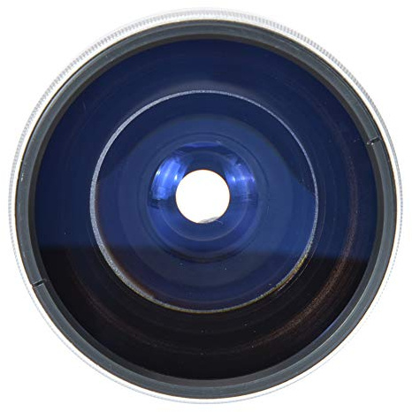 Lente Ojo de Pez Lente Adicional, Lente para Fotografía de Cámara, Plata Fuerte Aplicabilidad Lente Adicional Súper Ojo de Pez de 037 Mm 0.25X para Lentes de Cámara de Calibre de