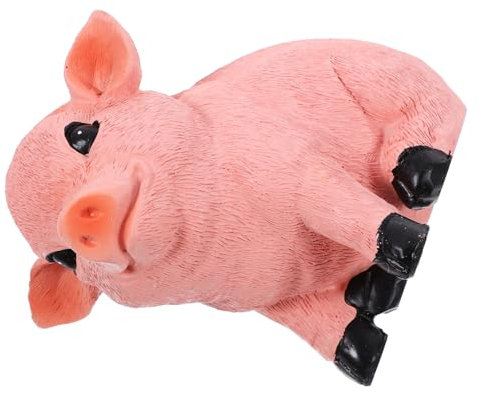 QUMIIRITY Tierischer Brillenhalter Aus Kunstharz Lustiger Schweinchen-brillenständer Für Zuhause Und Büro Dekorativer Brillenorganizer Mit Charmantem Design Für Brillenaufbewahrung