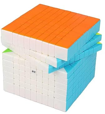 XMDCuber QY Toys Speed Cube 9x9 Stickerless,75mm Magic Cube 9x9x9 Puzzle Toys Difficult Challenge