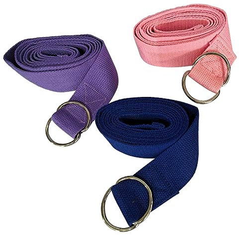 BESPORTBLE 3stücke Yogagürtel Spannungsband Widerstands-hüftband Yogaband Fitness-übungsbänder Für Workout Heimtraining Sport Im Freien Strapazierfähig Langlebig rutschfest