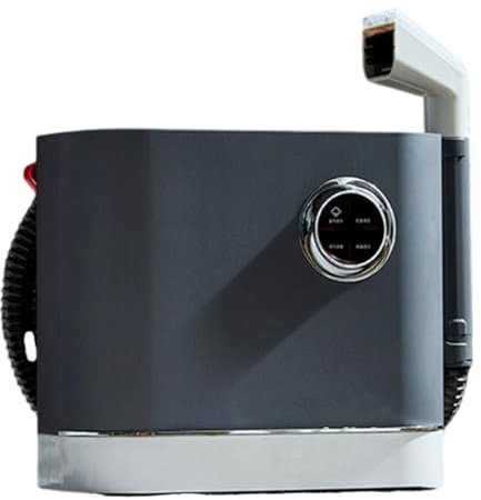 Limpiador a vapor de 13 kPa con succión, aspiradora limpiadora a vapor multiusos para alfombras de 1600 W, para sofá cama, almohadas, colchas, alfombras, 377 mm x 240 mm x 411 mm