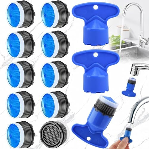 18.5mm 10erPack WasserhahnLuftsprudler WasserhahnSieb LuftsprudlerSpritzaufsatz KüchenspüleLuftsprudler BelüftungsWasserhahnLuftsprudler LuftsprudlerEinsatz Passend für die meisten Wasserhähne