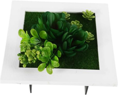 Abaodam 101a Cadre Photo Plantes Artificielles Décoration De Simulées pour Salon Et Bureau Naturelle sans Entretien