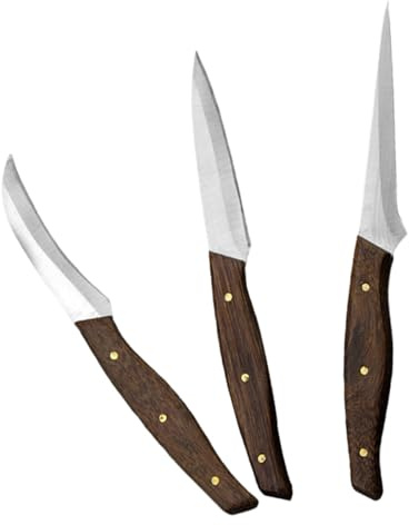 KHBUAB Coltelli per Intaglio Frutta in Acciaio Inox Attrezzi per Incisione Intaglio Kit per Frutta Coltello da Strumenti