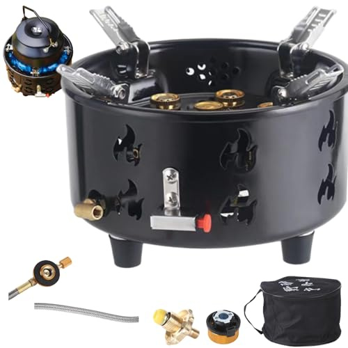 Fornello da campeggio portatile – Innovative Design e esterno Portable Picnic, Efficient, Stove Accessorio cucina per, la casa barbecue all'aperto, | Multipurpose Outdoor Indoor Utility
