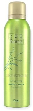 SPA Moments Duschschaum Oriental Herbs & Musk 200ml) | Pflegender Dusch-Schaum mit Kräuter & Moschus Duft | Unisex