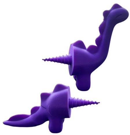 Dinosaurie majskolvshållare anti-skållning återanvändbar rolig