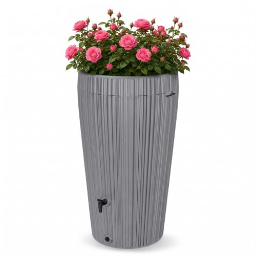 Rainwater Tank Water Butt 210L Storage Collector Container | Garden Irrigation, 210L Capacity, Rainwater Collection, Outdoor Use