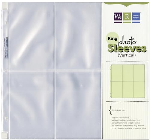 We R Memory Keepers 12 x 12-Zoll-Ring-Fotohüllen, 10er-Pack